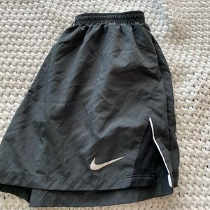 Nike track running shorts